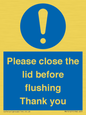 MV10127: Please close the lid before flushing Thank you