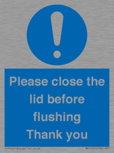 MV10127: Please close the lid before flushing Thank you