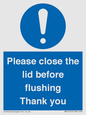 MV10127: Please close the lid before flushing Thank you