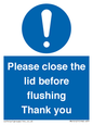 MV10127: Please close the lid before flushing Thank you