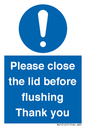 MV10127: Please close the lid before flushing Thank you
