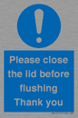 MV10127: Please close the lid before flushing Thank you