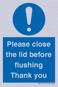 MV10127: Please close the lid before flushing Thank you