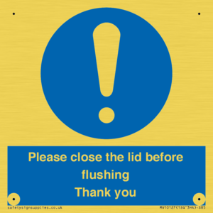 MV10127: Please close the lid before flushing Thank you