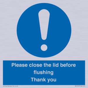 MV10127: Please close the lid before flushing Thank you