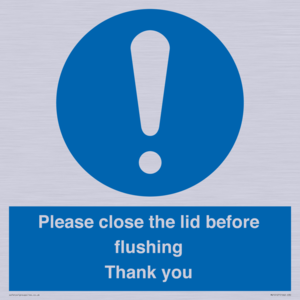 MV10127: Please close the lid before flushing Thank you