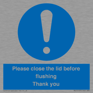 MV10127: Please close the lid before flushing Thank you