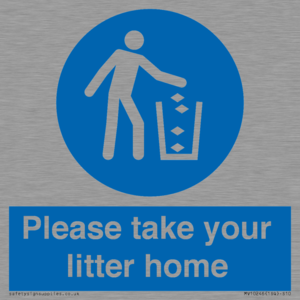 MV10246: Please take your litter home