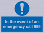 MV10319: In the event of an emergency call 999