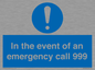 MV10319: In the event of an emergency call 999