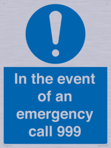MV10319: In the event of an emergency call 999
