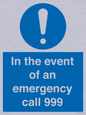 MV10319: In the event of an emergency call 999