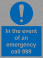 MV10319: In the event of an emergency call 999