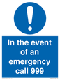 MV10319: In the event of an emergency call 999