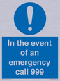 MV10319: In the event of an emergency call 999