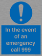 MV10319: In the event of an emergency call 999