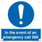 MV10319: In the event of an emergency call 999