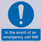 MV10319: In the event of an emergency call 999