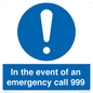 MV10319: In the event of an emergency call 999