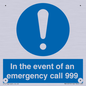 MV10319: In the event of an emergency call 999