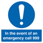 MV10319: In the event of an emergency call 999