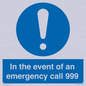 MV10319: In the event of an emergency call 999