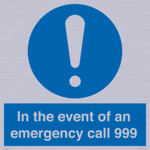 MV10319: In the event of an emergency call 999