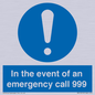 MV10319: In the event of an emergency call 999