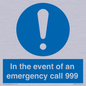 MV10319: In the event of an emergency call 999