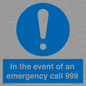 MV10319: In the event of an emergency call 999