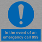 MV10319: In the event of an emergency call 999