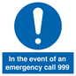 MV10319: In the event of an emergency call 999