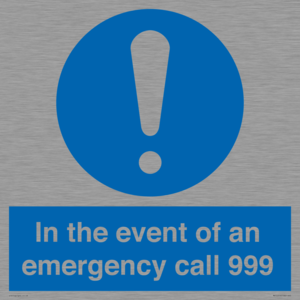 MV10319: In the event of an emergency call 999