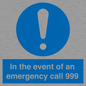MV10319: In the event of an emergency call 999