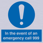 MV10319: In the event of an emergency call 999
