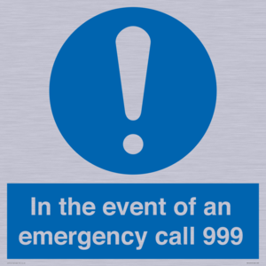 MV10319: In the event of an emergency call 999