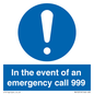 MV10319: In the event of an emergency call 999
