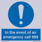 MV10319: In the event of an emergency call 999