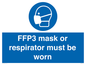 MV10386: FFP3 mask or respirator must be worn