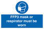 MV10386: FFP3 mask or respirator must be worn