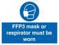MV10386: FFP3 mask or respirator must be worn