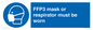 MV10386: FFP3 mask or respirator must be worn
