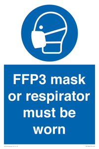MV10386: FFP3 mask or respirator must be worn