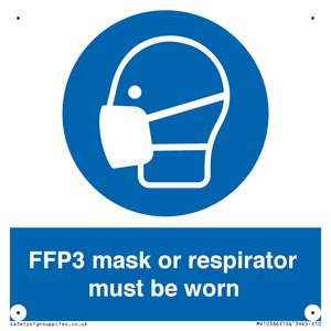 MV10386: FFP3 mask or respirator must be worn