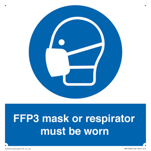 MV10386: FFP3 mask or respirator must be worn