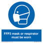 MV10386: FFP3 mask or respirator must be worn