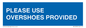 MV10393: PLEASE USE OVERSHOES PROVIDED