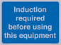 MV10418: Induction required before using this equipment