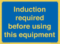 MV10418: Induction required before using this equipment
