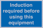 MV10418: Induction required before using this equipment